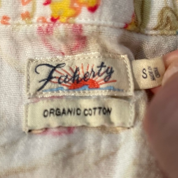 🔴SOLD🔴Faherty Hana Organic Cotton Shirt Dress Size Small - Picture 5 of 6